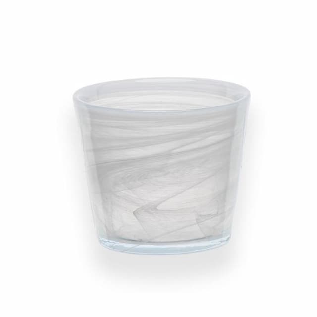 Стакан ARDACAM Atlas ARD 9825.2 d 7,5 см h: 6,7 см (стекло, цвет / декор белый)