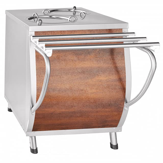 Прилавок для подогрева тарелок Abat ПТЭ-70Т-80 для подогрева тарелок (80 тарелок, 2х240 мм, 630 мм) кашир.