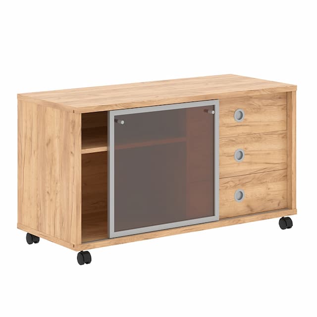 Тумба мобильная с дверью купе Skyland B 202.2A дуб бофорд 1200х500х660 BORN