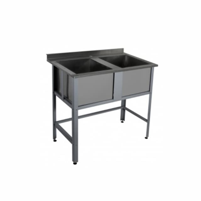 Ванна моечная двухсекционная сварная ВМ2-10/6Б