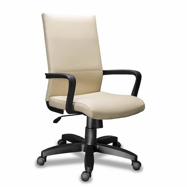 Кресло для персонала Мирэй Клерк короткий PL ТГ, кожзам