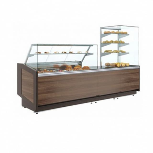 Кондитерская витрина нейтральная Полюс BORNEO КС80 N 1,2-1