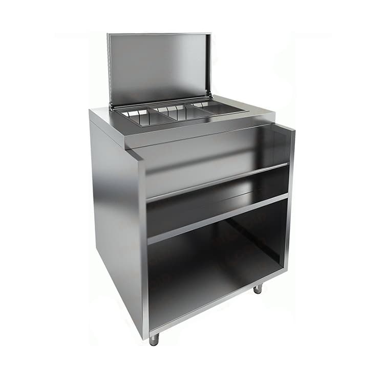 Барная станция с крышкой и лотком Hicold НБМВЛ-10/6КР